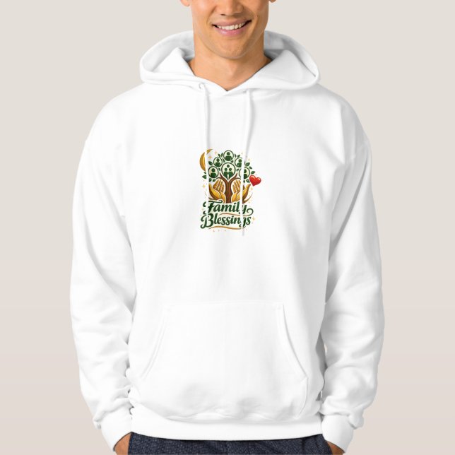 Moletom Árvore de Bênçãos da Família – Design de Amor Espi (Frente)