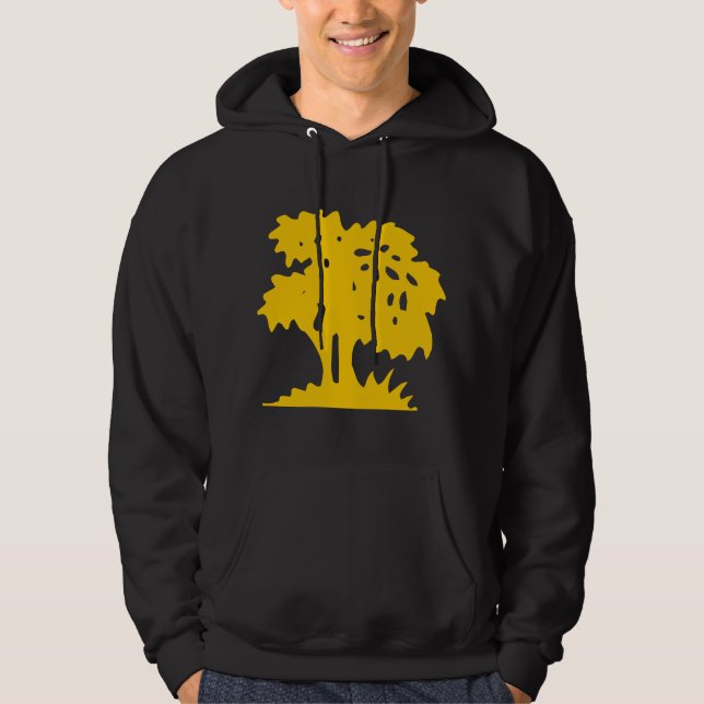 Moletom Árvore de desenho - âmbar (Frente)