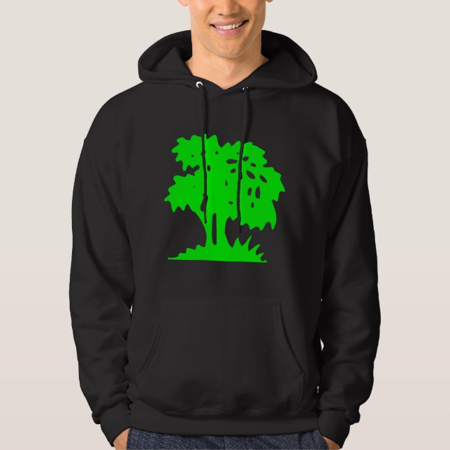 Moletom Árvore de Desenho - Verde (Frente)