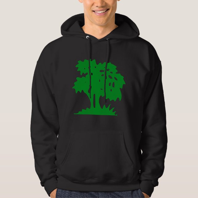 Moletom Árvore de desenho - verde-grama (Frente)