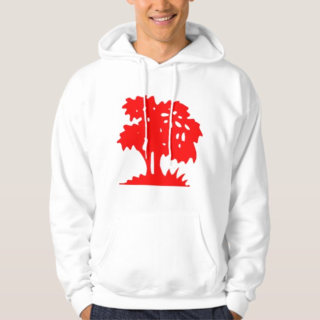 Moletom Árvore de Desenho - Vermelha (Frente)