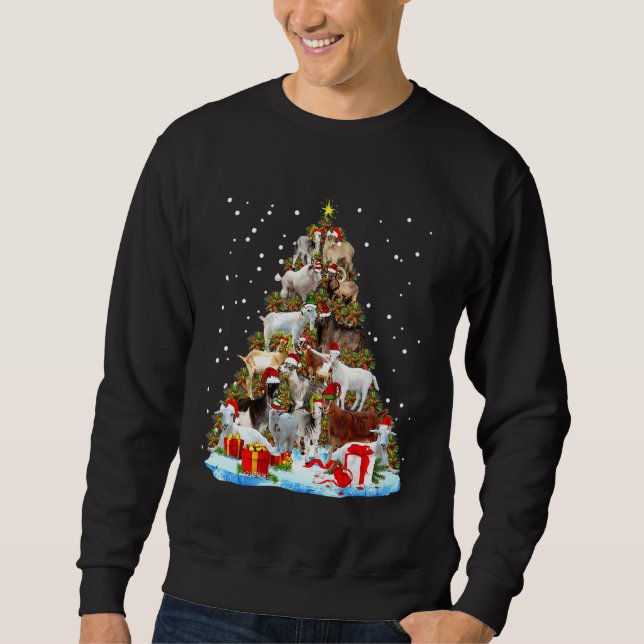 Moletom Árvore de Natal de Capuz (Frente)