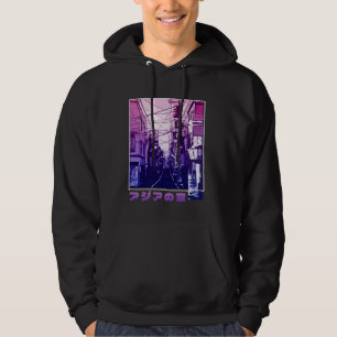 Moletom Árvore japonesa estética Vaporwave Japonês 90s de
