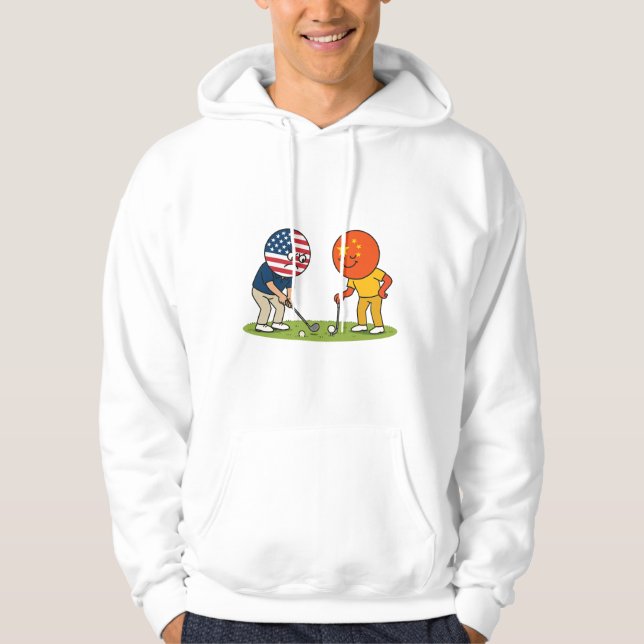 Moletom As Guerras Comerciais Na Edição Do Golfe (Frente)