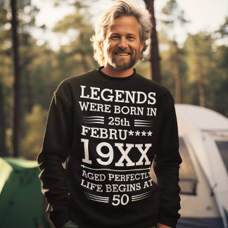 Moletom As Legendas Personalizadas Eram Nasceres no Mês do