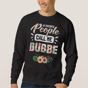 Moletom As Minhas Pessoas Favoritas Chamam-Me Avó Bubbe Pa
