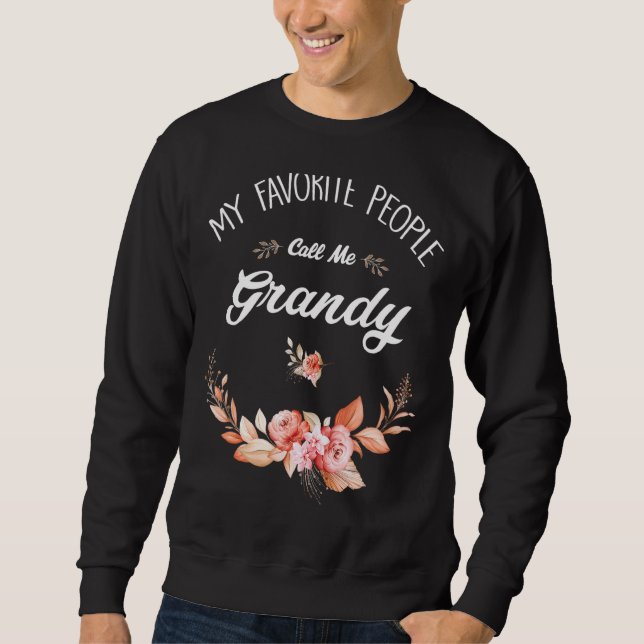 Moletom As Minhas Pessoas Favoritas Chamam-Me Grandy Vinta (Frente)