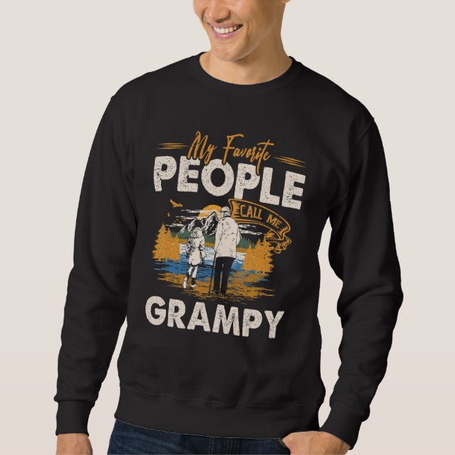 Moletom As Minhas Pessoas Favoritas Chamam-Me Homens Gramp (Frente)