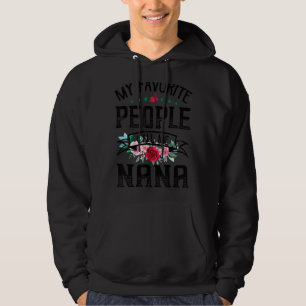 Moletom As Minhas Pessoas Favoritas Chamam-Me Nana Flower 