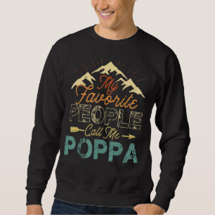 Moletom As Minhas Pessoas Favoritas Chamam-Me Poppa Vintag