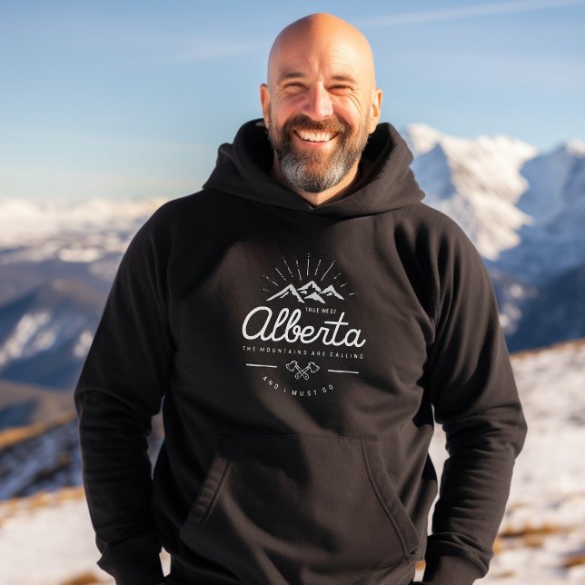 Moletom As Montanhas de Alberta Estão Chamando Eu Devo Ir  (Criador carregado)