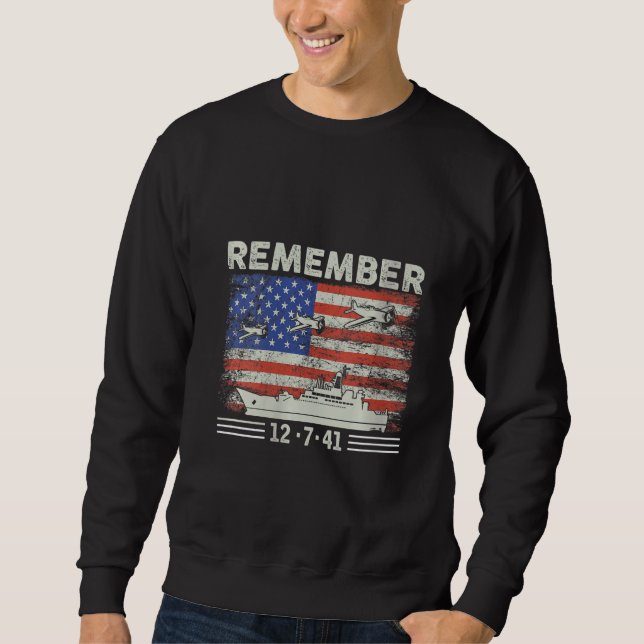Moletom As mulheres que se lembram de Pearl Harbor Memoria (Frente)