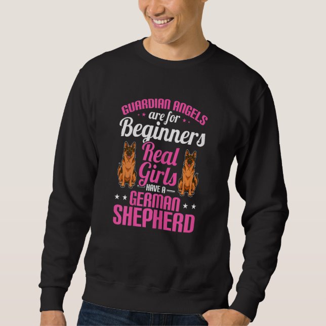 Moletom As Raparigas De Pet Real Têm Um Cachorro German sh (Frente)