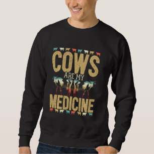 Moletom As Vacas São O Meu Medicamento Para Um Agricultor 