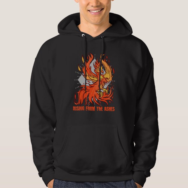 Moletom Ascensão de Ashes Cute Phoenix Firebird Fantasy Fi (Frente)
