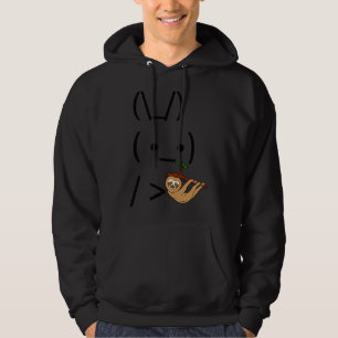 Moletom Ascii Bunny Rabbit Segurando Uma Lama