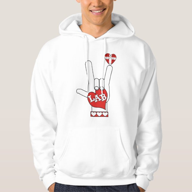 Moletom ASL I Love You Sign LAB (LABORATÓRIO) (Frente)