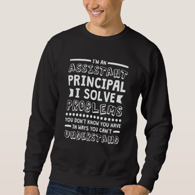 Moletom Assistant Pincipal for School Assistant Principal  (Frente)