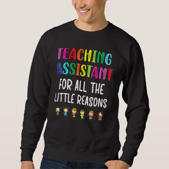 Moletom Assistente de Professores Assistente de Ensino T (Frente)