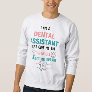 Moletom ASSISTENTE DENTAL Engraçado Todo o Dente