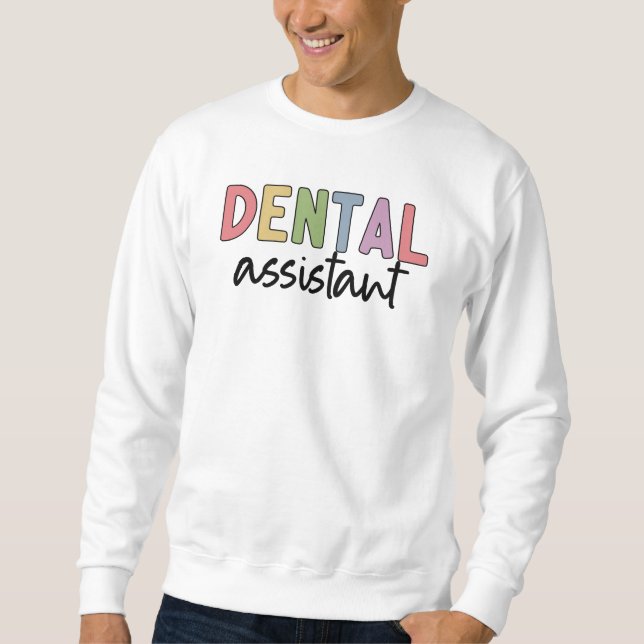 Moletom Assistente dentário | Presentes para Dentista Assi (Frente)