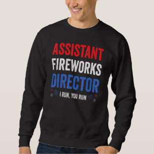Moletom Assistente do diretor do Fireworks Eu o executo 4