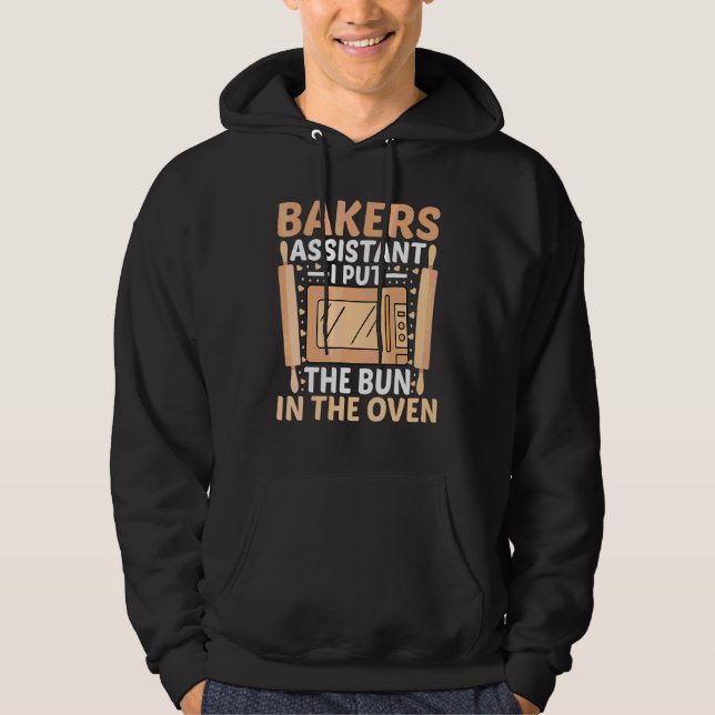 Moletom Assistente do Padeiro I Coloquei o Pão no Forno As (Frente)