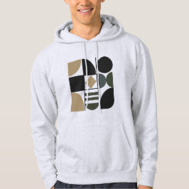Moletom Assorted Shapes Men's Basic Hooded Sweatshirt