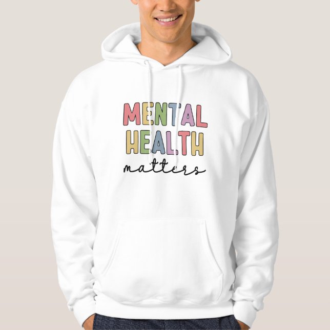 Moletom Assuntos de Saúde Mental | Sensibilização para a s (Frente)