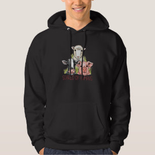 Moletom Assustado Com O Vegan Da Vegetação Vegetal Humana