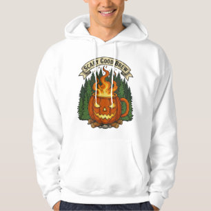 Moletom Assustador, bom café, abóbora, Design de Dia das B