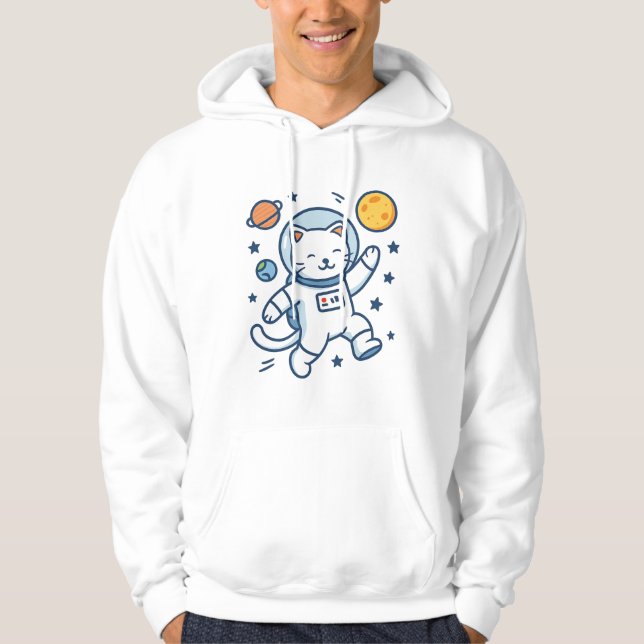 Moletom Astronauta Cat Adventure (Frente)