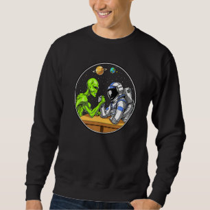 Moletom Astronauta de Alienígena Espacial Ficção Científic