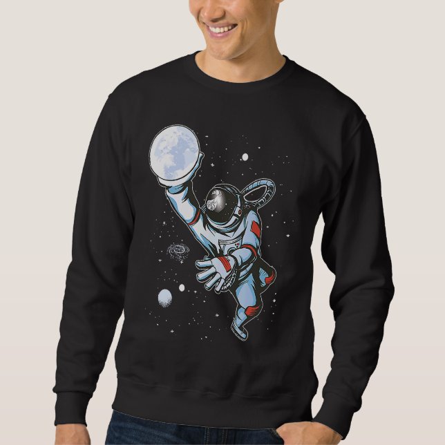 Moletom Astronauta de Basquetebol Espacial (Frente)