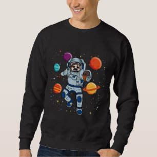 Moletom Astronauta De Lama No Espaço