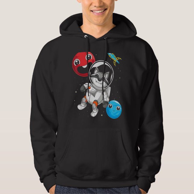 Moletom Astronauta do Campo Espacial de Panda (Frente)