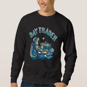 Moletom Astronauta do Dia Trader no espaço