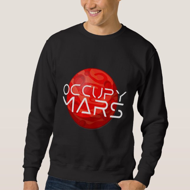 Moletom Astronauta do Explorador Espacial Occupy Mars para (Frente)