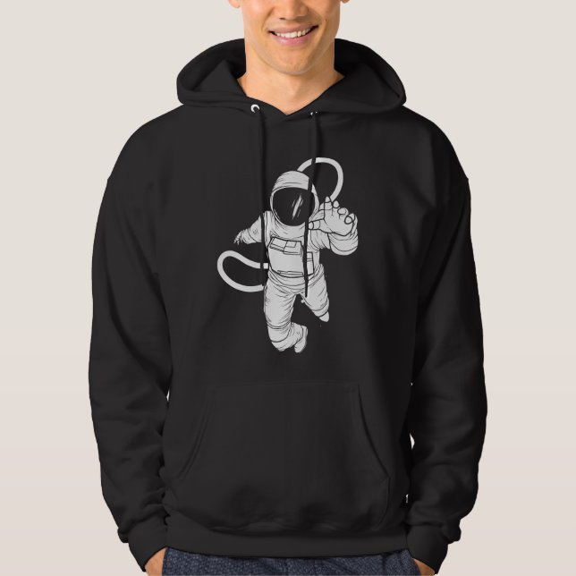 Moletom Astronauta espacial vintage (Frente)
