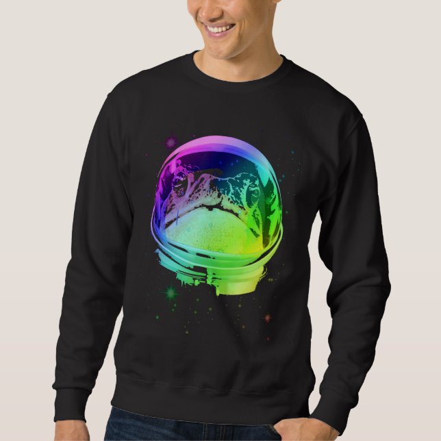 Moletom Astronauta sapo No Capacete Espacial (Frente)