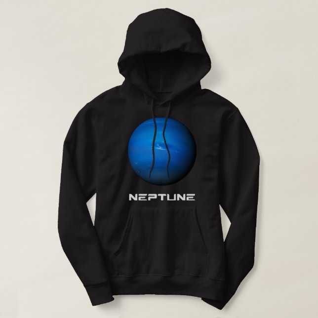 Moletom Astronomia Planeta Astronomia Solar Sys do Netuno  (Frente do Design)