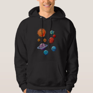 Moletom Astronomia Planetas Sobre Sol Astronomia do Sistem