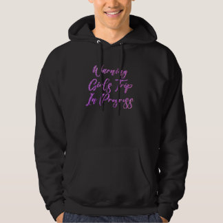 Moletom Atenção Viagem de Meninas em Andamento Blusa de De