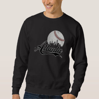 Moletom Atlanta Skyline Atlanta Georgia Baseball Cityscape