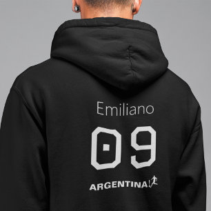 Moletom Atleta Argentino Monocromático Personalizado