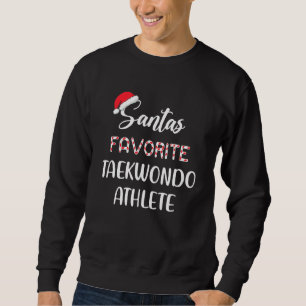 Moletom Atleta de Taekwondo Favorito do Papai Noel Natal T