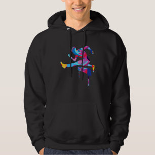 Moletom Atletismo Atletismo Gráfico Colorido