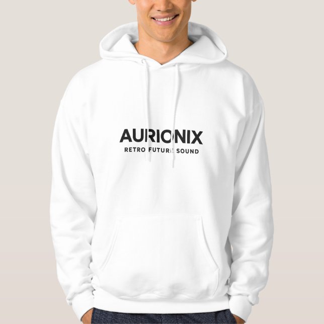 Moletom Aurionix Hoodie Oficial "Retro Future Sound" (Frente)