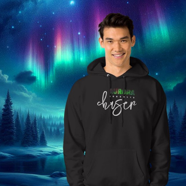 Moletom Aurora Borealis (Luzes de Norte) (Aurora Chaser Hoodie Cover Photo)