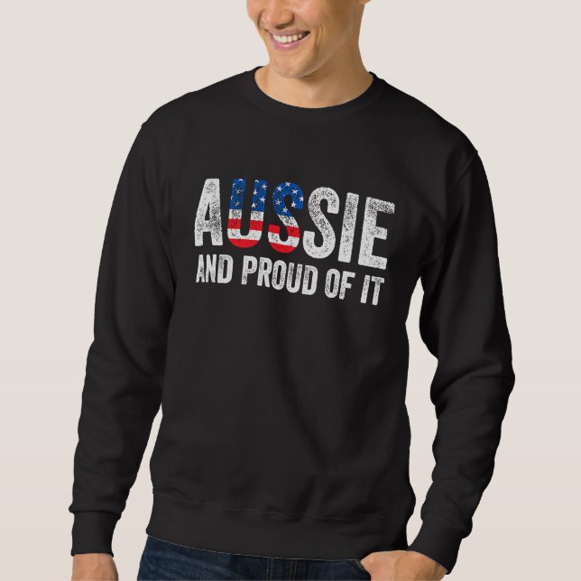 Moletom Australia For Proud Australian Aussie Australia Ro (Frente)